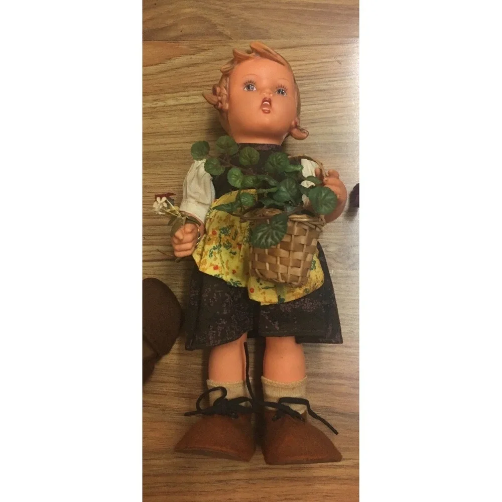 Vintage Goebel Hummel Gretel Vinyl Girl Doll 11